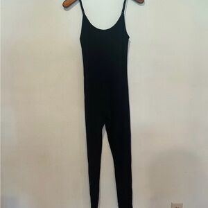 Fashion Nova Black V-Neck Tee